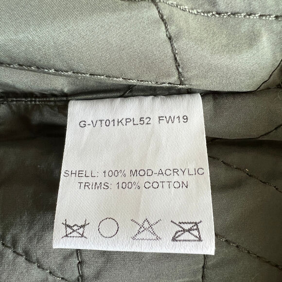 Tia Cibani Kids Bonfire Vest Girls 2T Green Fuzzy - Picture 10 of 13